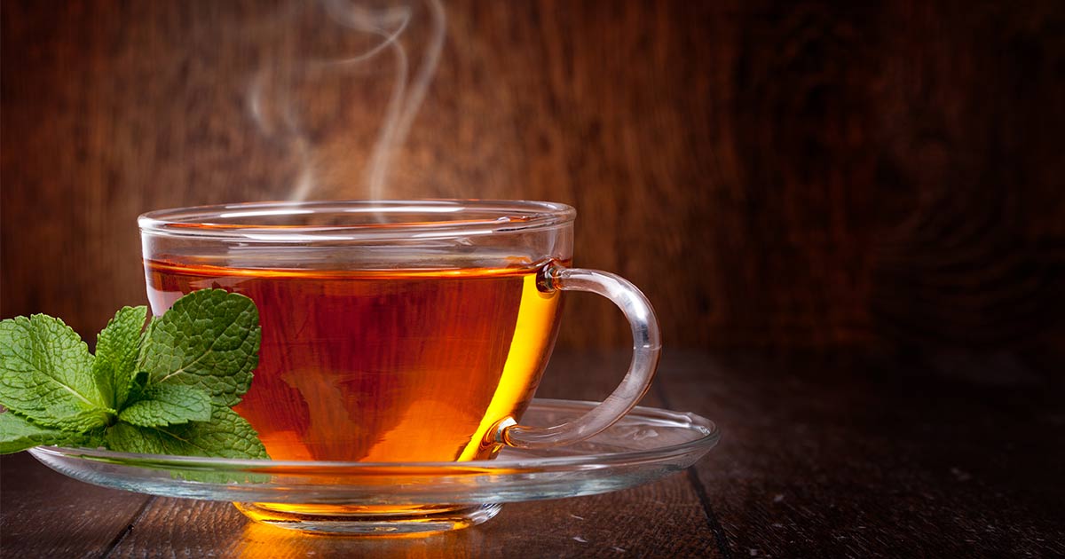 Hot Tea Tea and mint